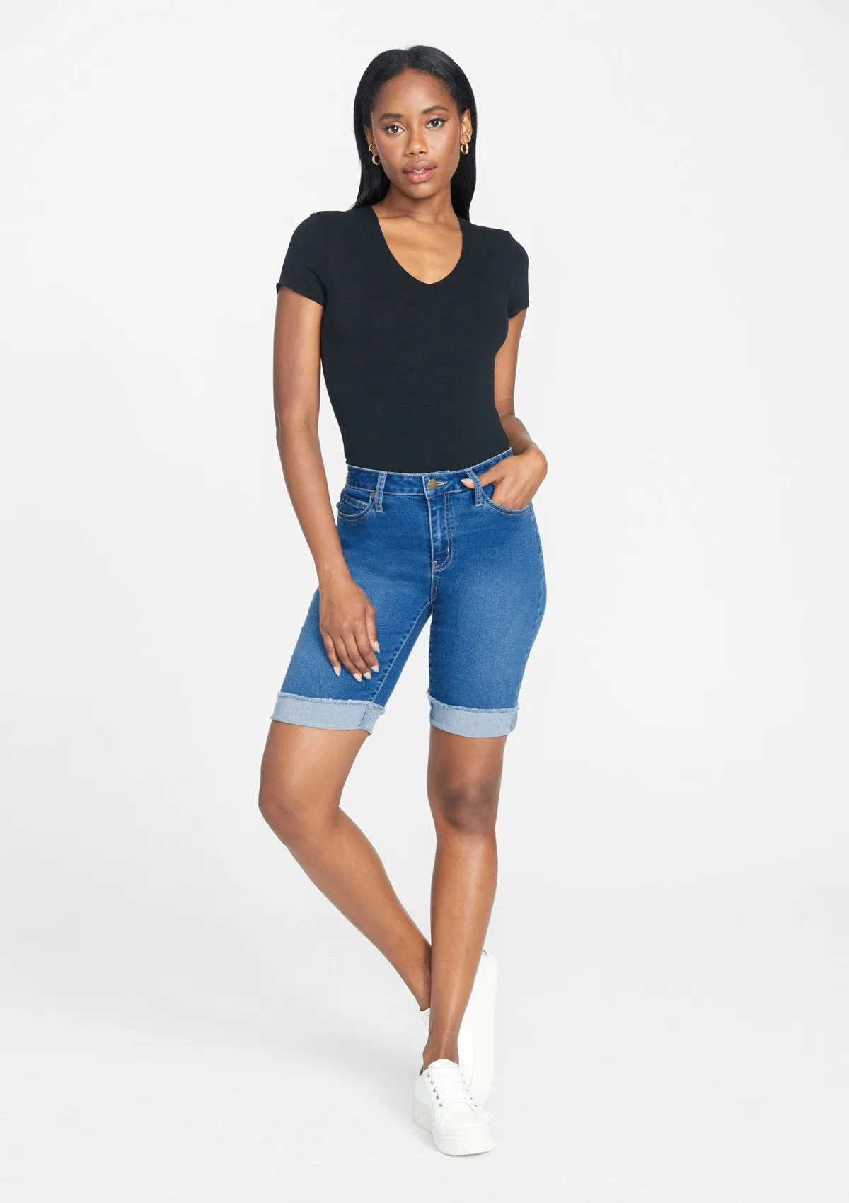 Tall Sophia High Rise Jean Shorts