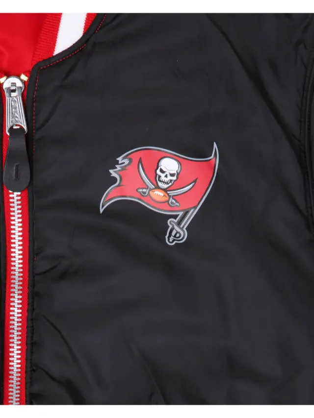 TAMPA BAY BUCCANEERS X ALPHA X NEW ERA MA-1 BOMBER JACKET