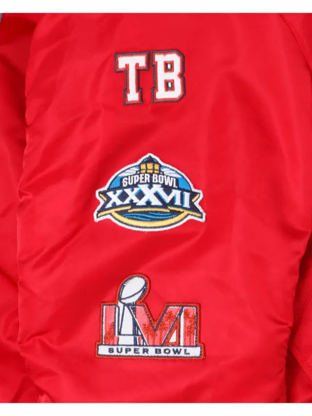 TAMPA BAY BUCCANEERS X ALPHA X NEW ERA MA-1 BOMBER JACKET