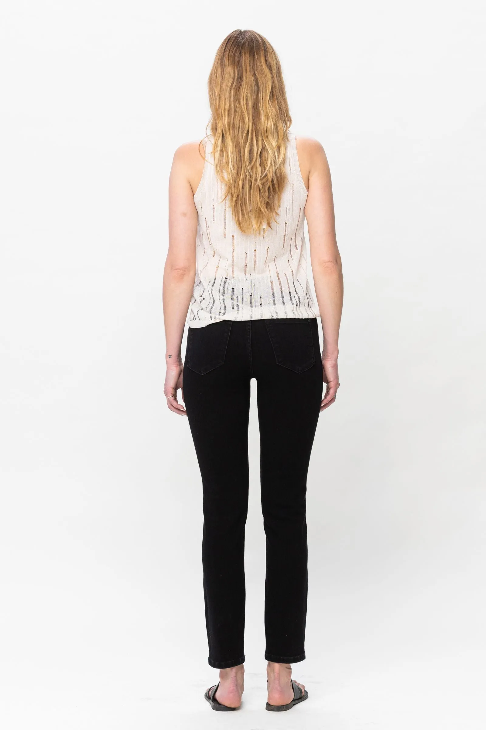 'The Only Way' Mid Rise Jeans