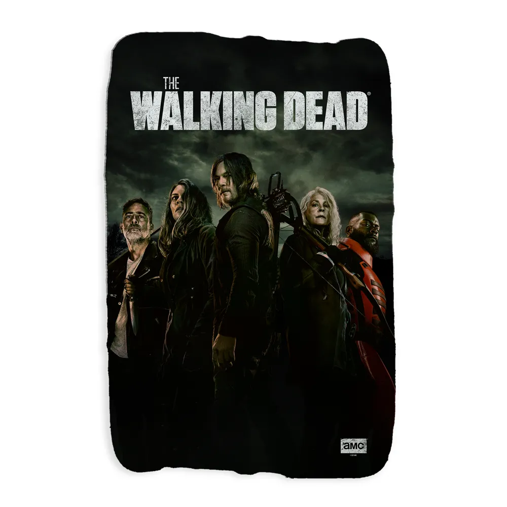 The Walking Dead Season 11A Key Art Sherpa Blanket