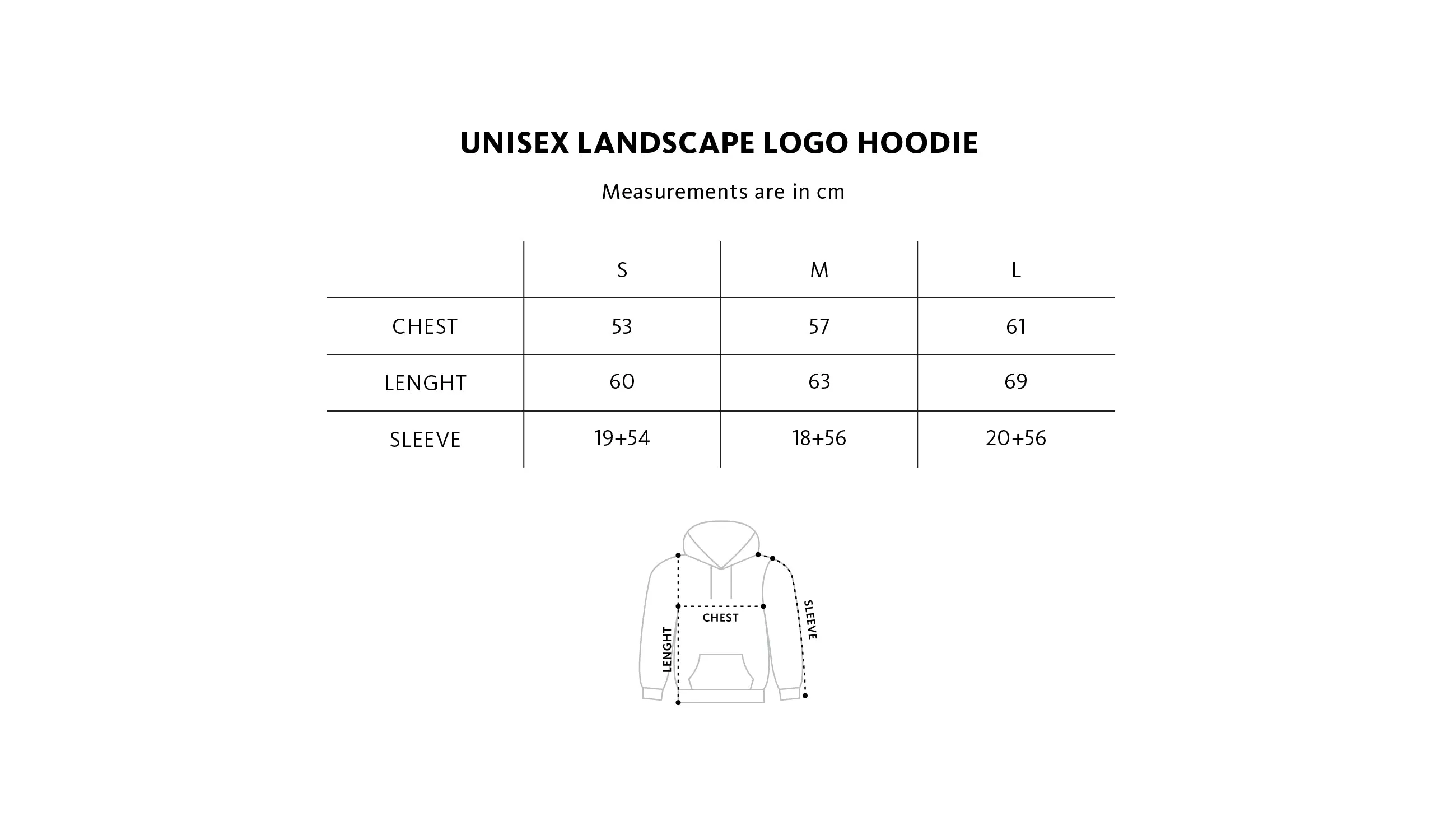 Unisex Landscape Logo Hoodie