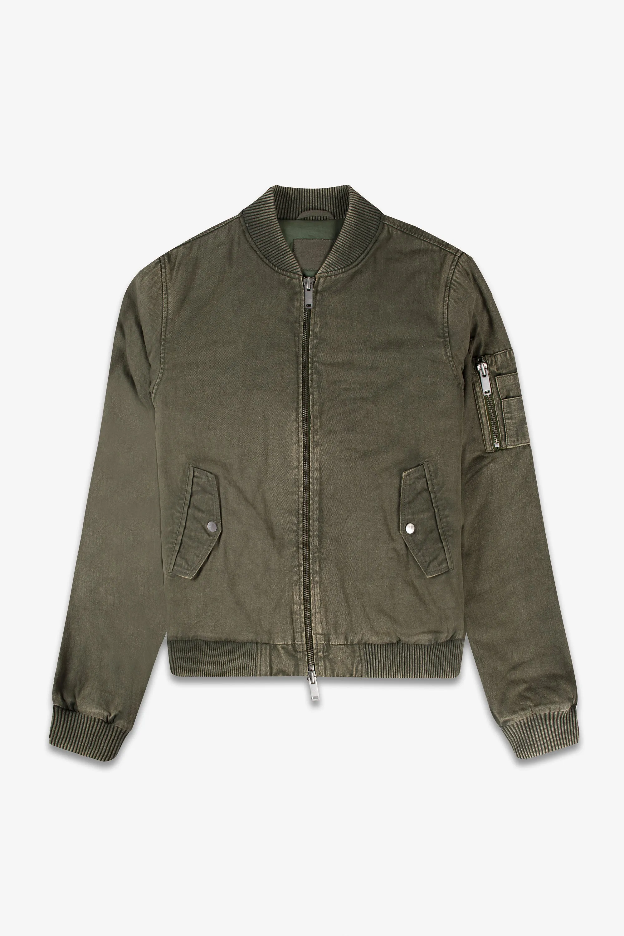 Vintage Bomber Jacket | Military Green