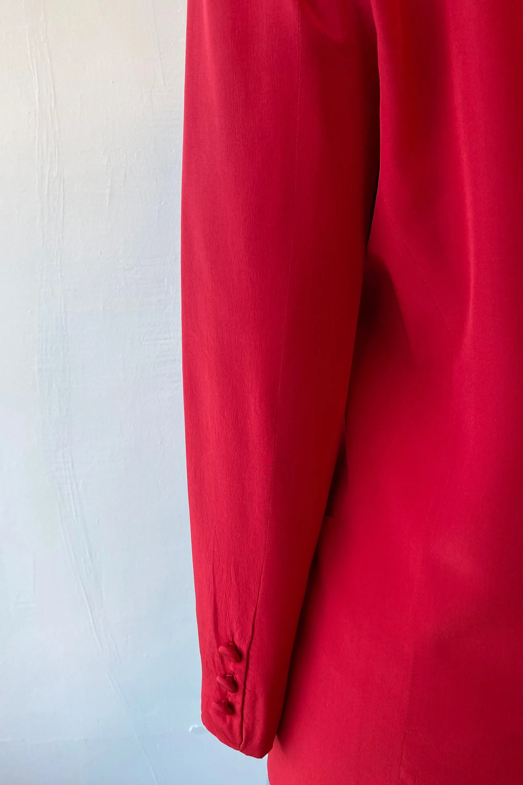 Vintage Noix De Coco Blazer in Red