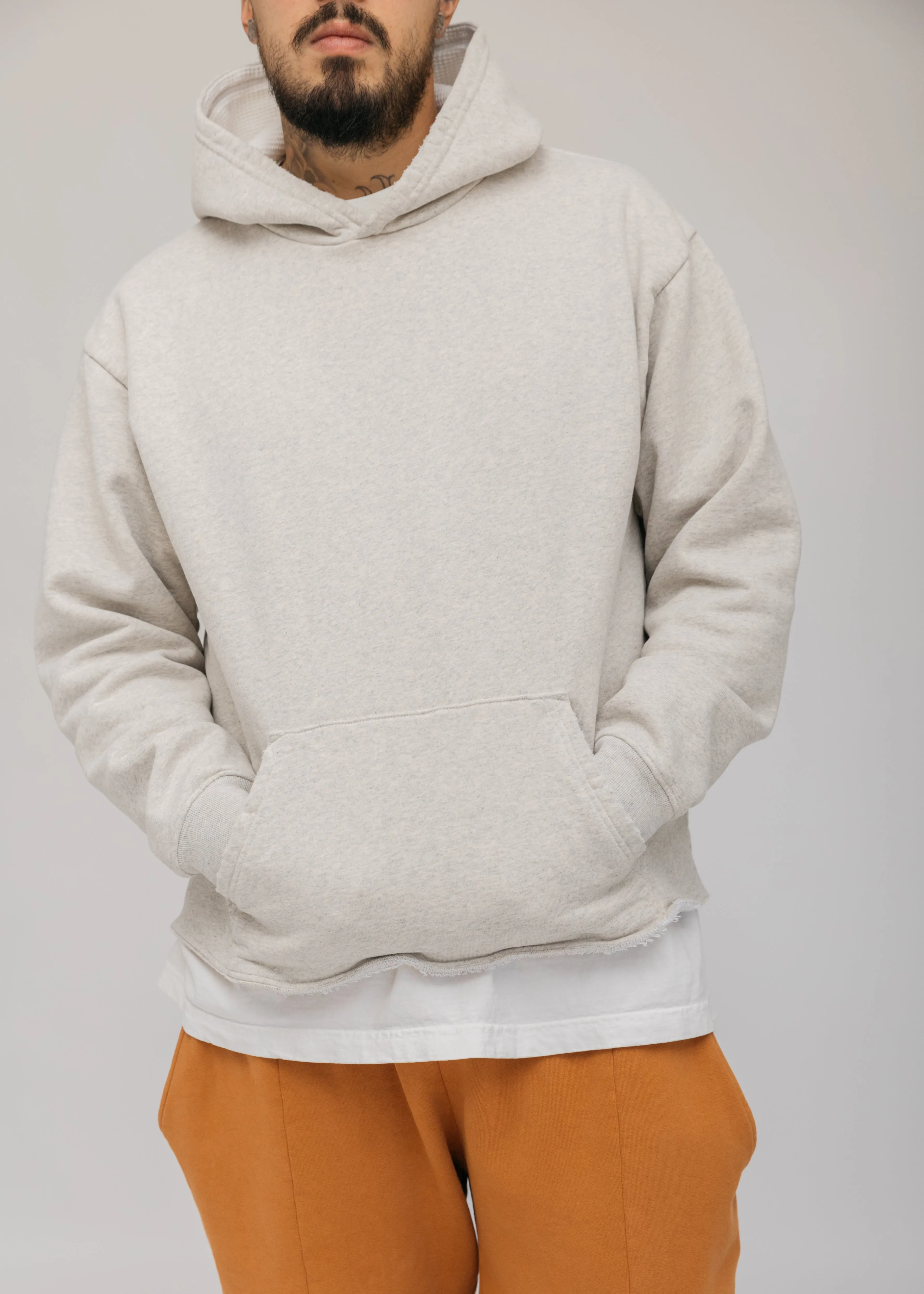 Waffle Hoodie - Oatmeal