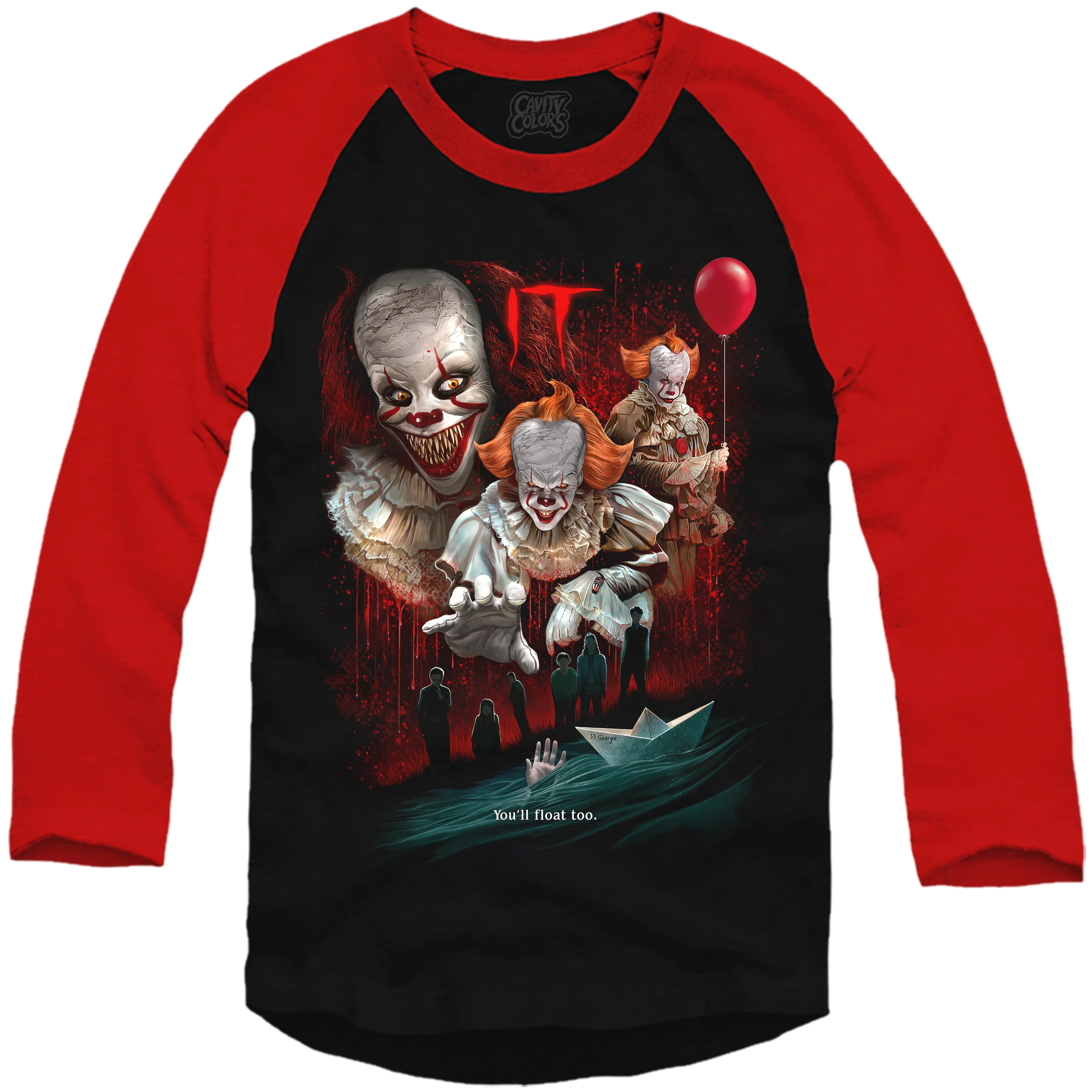 WE ALL FLOAT - BASEBALL SHIRT