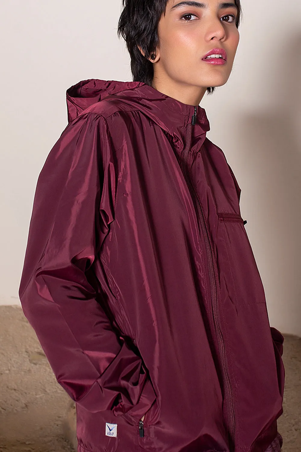 Windansea Jacket Maroon 2.0