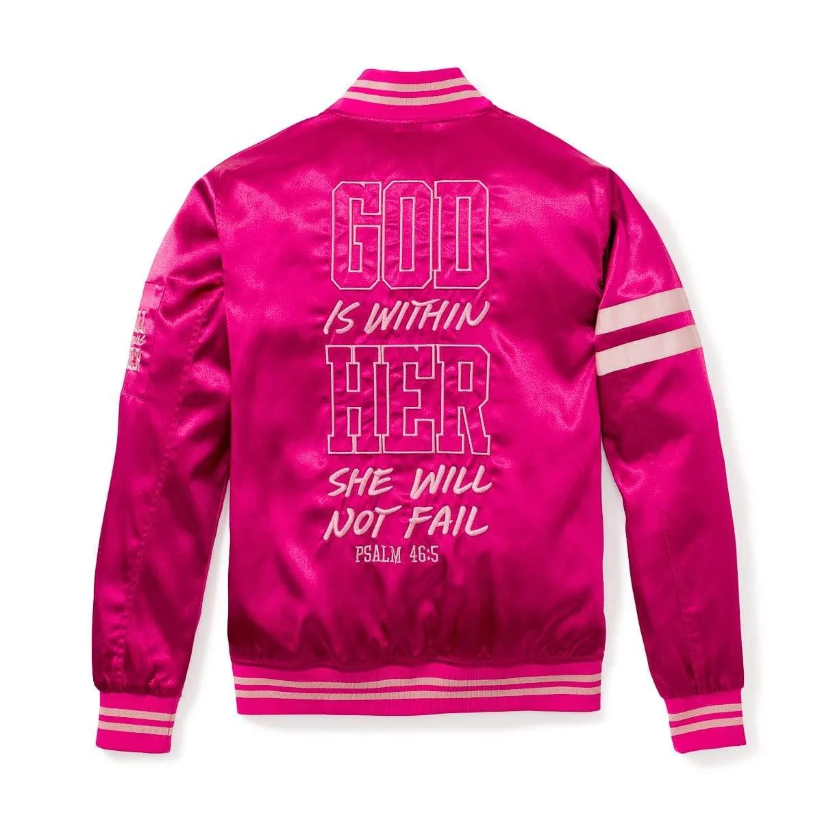 WITHIN HER - WOMEN'S BOMBER JACKET - FUCHSIA