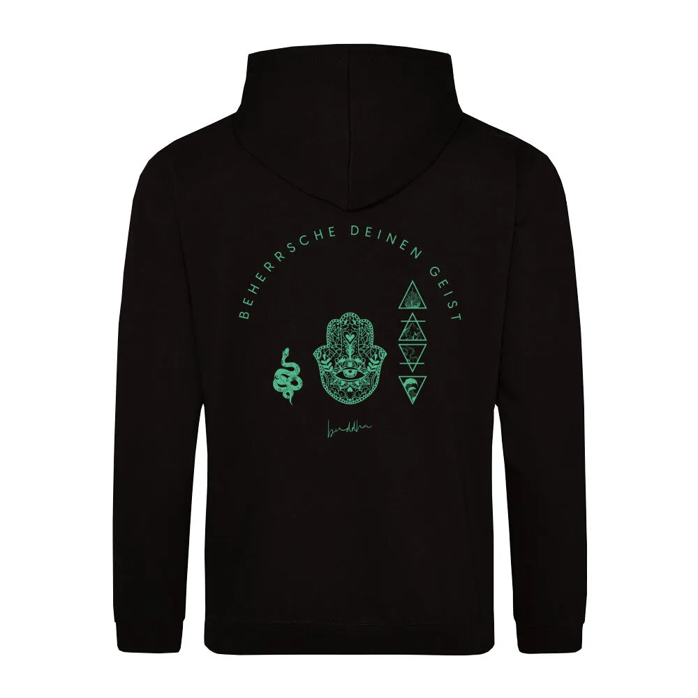 Yoga Elemente -Bio Zipper Hoodie Unisex